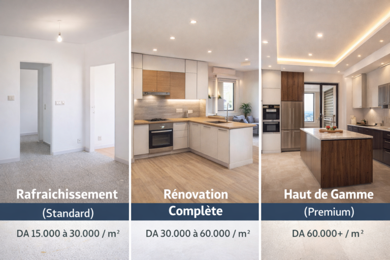 Lire la suite à propos de l’article Combien coûte la rénovation d’un appartement en Algérie ?